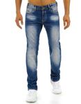 Spodnie jeansowe męskie niebieskie (ux0886) w sklepie internetowym Dstreet.pl