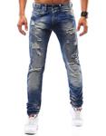 Spodnie jeansowe męskie niebieskie (ux0938) w sklepie internetowym Dstreet.pl