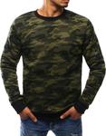 Bluza męska bez kaptura woodland camo (bx2443) - Woodland camo ciemny w sklepie internetowym Dstreet.pl