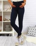 Spodnie damskie denim look granatowe (uy0038) - Granatowy w sklepie internetowym Dstreet.pl