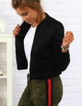 Kurtka bomber jacket damska czarna (ty0067) w sklepie internetowym Dstreet.pl