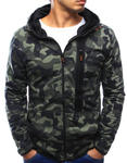 Bluza męska rozpinana woodland camo (bx3079) - Woodland camo ciemny w sklepie internetowym Dstreet.pl