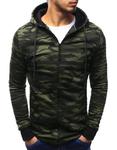 Bluza męska rozpinana z kapturem woodland camo (bx3198) - Woodland camo jasny w sklepie internetowym Dstreet.pl