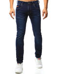 Spodnie jeansowe męskie niebieskie (ux0997) w sklepie internetowym Dstreet.pl