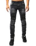 Spodnie jeansowe męskie czarne (ux1021) w sklepie internetowym Dstreet.pl