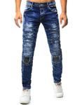 Spodnie jeansowe męskie niebieskie (ux1028) w sklepie internetowym Dstreet.pl