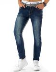 Spodnie męskie jeansowo-dresowe niebiesko-szare (ux0279) w sklepie internetowym Dstreet.pl