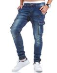 Spodnie bojówki męskie jeansowe (ux0404) w sklepie internetowym Dstreet.pl