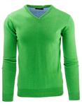 Sweter męski zielony (wx0753) - Zielony w sklepie internetowym Dstreet.pl