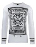 Longsleeve męski biały (lx0368) - Biały w sklepie internetowym Dstreet.pl