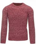 Sweter męski bordowy (wx0787) - Bordowy w sklepie internetowym Dstreet.pl