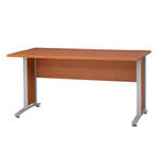 PRIMA biurko proste 150 cm - jasna wiśnia \ biały w sklepie internetowym MeblePumo.pl