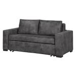 DERRY sofa dwuosobowa 140 cm - grafitowy w sklepie internetowym MeblePumo.pl