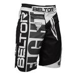 Spodenki MMA Fight czarno-białe Beltor® w sklepie internetowym Platinum Fitness 