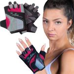 Rękawiczki treningowe Ladies Touch Szaro Różowe - Beltor w sklepie internetowym Platinum Fitness 
