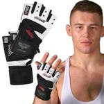 Rękawiczki treningowe Strong Lift System 3 Czarno Białe - Beltor w sklepie internetowym Platinum Fitness 