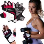 Rękawiczki treningowe Ladies Touch Biało Różowe - Beltor w sklepie internetowym Platinum Fitness 