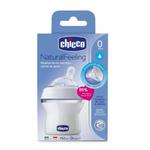 Chicco NaturalFeeling Natural-150 ml smoczek silikonowy, przepływ wolny 0+ Butelka do karmienia - na w sklepie internetowym Wojrat.pl