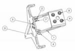 RENNER RT202 mocowanie motocyklowej tablicy rejestracyjnej KAWASAKI ZX6R 09- w sklepie internetowym Motorus.pl