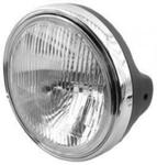 VICMA 7276 lampa reflektor przód czarna śr.190 mm (H4 12V 60/55W + 12V 5W) MOTO GUZZI różne modele Breva, Nevada PIAGGIO Beverly Cruiser 250/500 07-09 VICMA 7276 lampa reflektor przód czarna śr.190 w sklepie internetowym Motorus.pl