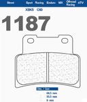 CL Brakes 1187XBK5 motocyklowe klocki hamulcowe na 1 tarczę Przód APRILIA NA850 Mana 08-17, YAMAHA YZF125R 14- , MT125 15- CL Brakes 1187XBK5 motocyklowe klocki hamulcowe na 1 tarczę Przód APRILIA w sklepie internetowym Motorus.pl