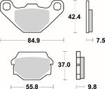 SBS 586 LS motocyklowe klocki hamulcowe komplet na 1 tarczę SBS motocyklowe klocki hamulcowe SUPER CENY sklep motocyklowy MOTORUS.PL w sklepie internetowym Motorus.pl