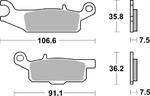 SBS 849 SI motocyklowe klocki hamulcowe komplet na 1 tarczę SBS motocyklowe klocki hamulcowe SUPER CENY sklep motocyklowy MOTORUS.PL w sklepie internetowym Motorus.pl