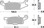 SBS 852 SI motocyklowe klocki hamulcowe komplet na 1 tarczę SBS motocyklowe klocki hamulcowe SUPER CENY sklep motocyklowy MOTORUS.PL w sklepie internetowym Motorus.pl