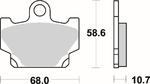 SBS 550 HF motocyklowe klocki hamulcowe komplet na 1 tarczę SBS motocyklowe klocki hamulcowe SUPER CENY sklep motocyklowy MOTORUS.PL w sklepie internetowym Motorus.pl