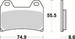 SBS 706 RS motocyklowe klocki hamulcowe komplet na 1 tarczę SBS motocyklowe klocki hamulcowe SUPER CENY sklep motocyklowy MOTORUS.PL w sklepie internetowym Motorus.pl