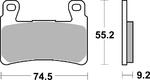 SBS 860 DS motocyklowe klocki hamulcowe komplet na 1 tarczę SBS motocyklowe klocki hamulcowe SUPER CENY sklep motocyklowy MOTORUS.PL w sklepie internetowym Motorus.pl