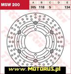 TRW LUCAS tarcza hamulcowa PRZÓD BMW R850/1100R/RT/RS 95-01, K100RS 89-92, K1 88-93, K1100LT/RS 90-98 TRW MSW200 tarcza hamulcowa PRZÓD BMW R850/1100R/RT/RS 95-01, K100RS 89-92, K1 88-93, K1100LT/RS w sklepie internetowym Motorus.pl