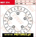 TRW LUCAS tarcza hamulcowa TYŁ YAMAHA FZ6/FAZER 04-10, MT03 06-14, FZ1/FAZER 06-15 TRW MST374 tarcza hamulcowa TYŁ YAMAHA FZ6/FAZER 04-10, MT03 06-14, FZ1/FAZER 06-15 w sklepie internetowym Motorus.pl