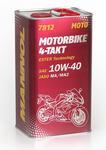 MANNOL 7812 4-TAKT MOTORBIKE 10W40 Ester motocyklowy olej silnikowy METALOWA puszka 4L MANNOL 7812 4-TAKT MOTORBIKE 10W40 Ester motocyklowy olej silnikowy METALOWA puszka 4L MOTORUS.PL w sklepie internetowym Motorus.pl