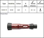 NGK SD05F-R fajka na świecę EBONITOWA PROSTA KOLOR CZERWONY (NR 8238) NGK SD05F-R fajka na świecę EBONITOWA PROSTA KOLOR CZERWONY (NR 8238) MOTORUS.PL w sklepie internetowym Motorus.pl