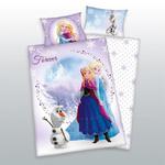 Pościel bawełniana dla dzieci Frozen Kraina Lodu 100x135 Anna Elsa i Olaf w sklepie internetowym Madley