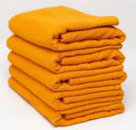 Ręcznik Bolero 70x140 pomarańczowy frotte 500 g/m2 jednobarwny żakardowy z bordiurą w sklepie internetowym Madley