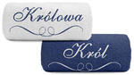 Komplet małych ręczników 50x100 haft Król i Królowa 2 w sklepie internetowym sklep.pat15.net