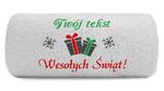 Duży ręcznik haft Wesołych Świąt prezenty 140x70 w sklepie internetowym sklep.pat15.net