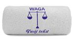 Znak zodiaku Waga - Mały Ręcznik z haftem 100x50 w sklepie internetowym sklep.pat15.net