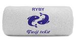 Znak zodiaku Ryby - Duży Ręcznik z haftem 140x70 w sklepie internetowym sklep.pat15.net
