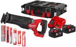 100 lat Milwaukee Pilarka szablasta M18FSZ-0X FUEL™ SAWZALL™ 2x aku. 5,0 Ah, ładowarka, walizka Packout, brzeszczoty 4933498242 w sklepie internetowym ŚwiatNarzędzi.pl