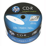 Płyty CD-R HP 700MB Cake 50szt. - do nadruku (CRE00070WIP-3) w sklepie internetowym GlobalPrint.pl