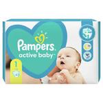 PAMPERS PIELUCHY ACTIVE BABY 1 NEWBORN 43szt. 2-5kg w sklepie internetowym Malutek