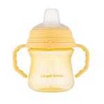 Canpol babies Kubek z silikonowym ustnikiem FirstCup 150ml 56/914 Yellow w sklepie internetowym Malutek