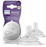 Avent SCY965/02 Natural Response Smoczek Do Butelki 2szt 6m+ w sklepie internetowym Malutek