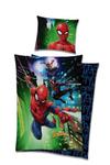 Pościel 160x200 bawełniana Spiderman green-navy w sklepie internetowym Bella Storia