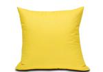 Poszewka 45x45 bawełniana Semplice żółta w sklepie internetowym Bella Storia