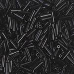 Miyuki Bugles #2 - 6x1,7mm Black 0401 - 10 gram w sklepie internetowym Image-Arte