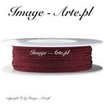 Sznurek skręcany 2 mm PEGA A7571 red 1 m w sklepie internetowym Image-Arte